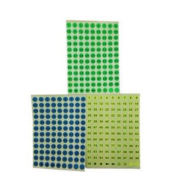 【台灣現貨】 1~100 數字圓貼 標籤貼 標記貼 數字貼