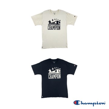 Champion 官方直營-印花圖騰短袖上衣-男(2色)