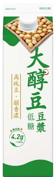 【冷藏】大醇豆低糖豆漿_936ml