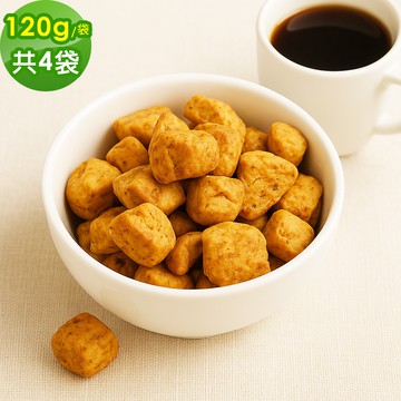 【順便幸福】墨西哥辣味司康脆脆120gx4袋(餅乾 零食 甜點)(7個工作天出貨)