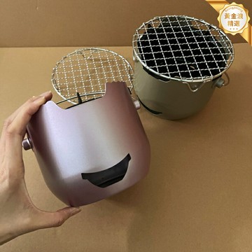 【便攜不鏽鋼】碳爐 燒烤爐 烤肉爐 圍爐煮茶 戶外爐具 韓式烤爐 橄欖酒精 家用露營 庭院聚會 室內外兩用