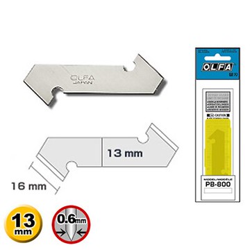 【文具通】OLFA 壓克力切割刀刀片 PB-800 3片入 B4010027【領券滿額再折千12/31止】