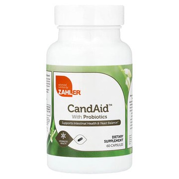 Zahler, CandAid™，含益生菌，60 粒膠囊