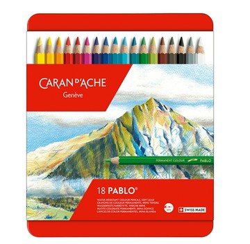 瑞士Caran dAche卡達Supracolor系列專家級18色水性彩色鉛筆* 3888.318【APP滿額下單10%點數(單一帳號最高5000點)】1/31止