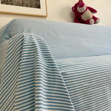 韓系風素色沙發巾沙發蓋布沙發毯布藝套罩粗棉麻全蓋加厚純色簡約
