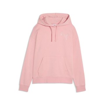 【PUMA官方旗艦】基本系列BEDAZZLED寬鬆長厚連帽T恤 女性 63690126