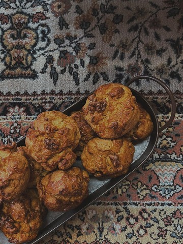英式司康/scone | 焦糖核桃、桑椹、鹹乳酪