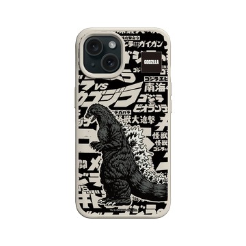 iPhone 15 SolidX 貝殼灰 - 哥吉拉 Godzilla - 哥吉拉大時代