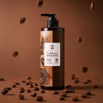 蓬鬆系 咖啡因洗髮精 | 扁塌退散！自帶高顱頂500ml - UNA