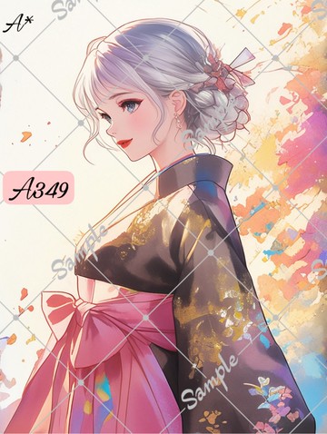 原創人物貼紙 人物貼紙 A349 5張
