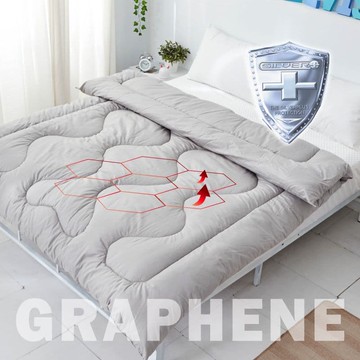 【ELVIS愛菲斯】德國魯道夫銀離子遠紅外線石墨烯蓄熱冬被-雙人