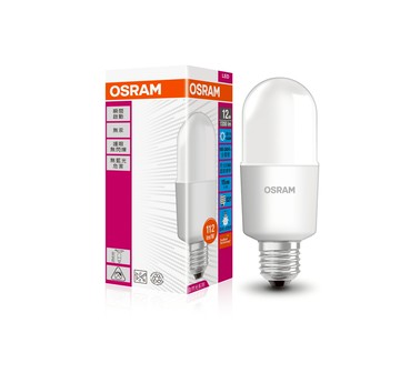 [凌騰科技]歐司朗OSRAM 12W  STICK LED G3 E27燈泡-白光 4入組