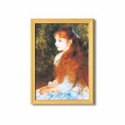 AA30 ルノアール花の帽子の少女F10工芸品ファインアート世界名画インテリア AA30 ルノアール花の帽子の少女F10工芸品ファインアート世界名画