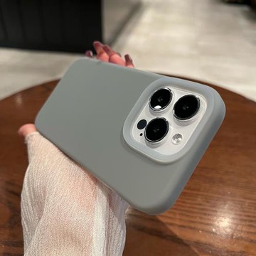umj適用于iphone16pro手機殼不沾指紋15pm液態膚感蘋果14proMax簡約13高級感12創意個性新款防摔保護套男女生