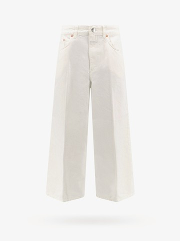 Cotton trouser with back logo patch - CLOSED - gender_Woman