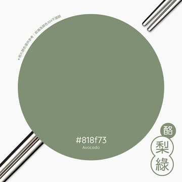 健康於筷 台灣製 不鏽鋼筷一雙入 酪梨綠 (短款20.5cm)