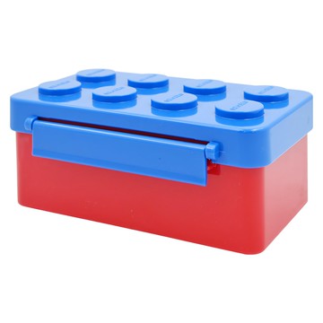 OXFORD 單層積木造型便當盒 176公克  1組  藍色