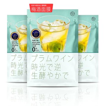 肌水堂 梅酒逆時生酵面膜 (5片/袋;共3袋) 效期：2026/4/11