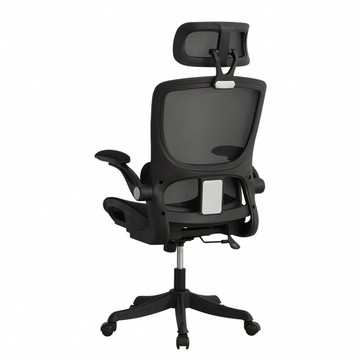【好氣氛家居】2D高彈透氣工學紓壓電腦椅/辦公椅(會議椅 高背椅 桌椅 網布椅)黑框