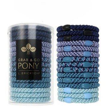 L. Erickson 彈力髮圈-Neptune 粗款髮圈 分裝5入/桶裝15入 不咬髮 名牌髮圈＊夏日微風＊