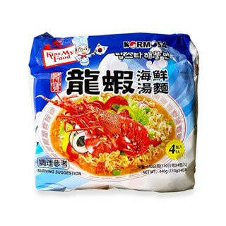 【粿女兒商行】??現貨 韓寶 KORMOSA 龍蝦海鮮湯麵 110g*4入