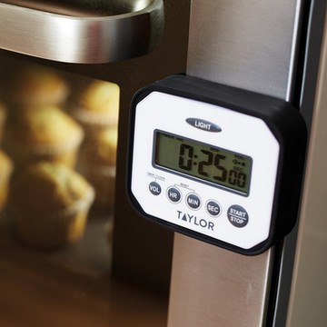 《Taylor》防潑磁吸電子計時器- 廚房計時器