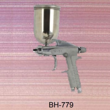 黑手牌 專業級 噴漆槍 附杯 BH-779 不銹鋼噴漆杯 8孔廣角噴帽 氣動噴漆槍 油漆噴槍 400cc