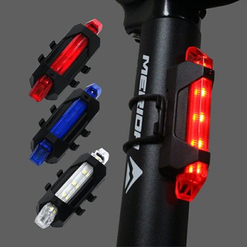 USB自行車尾燈 腳踏車尾燈 單車尾燈 公路車尾燈 單車後燈 LED警示燈 爆閃燈 閃爍燈【BM0050】普特汽車精品