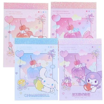 小禮堂 Sanrio 三麗鷗 迷你便條本 (果凍款) Kitty 美樂蒂 大耳狗 酷洛米