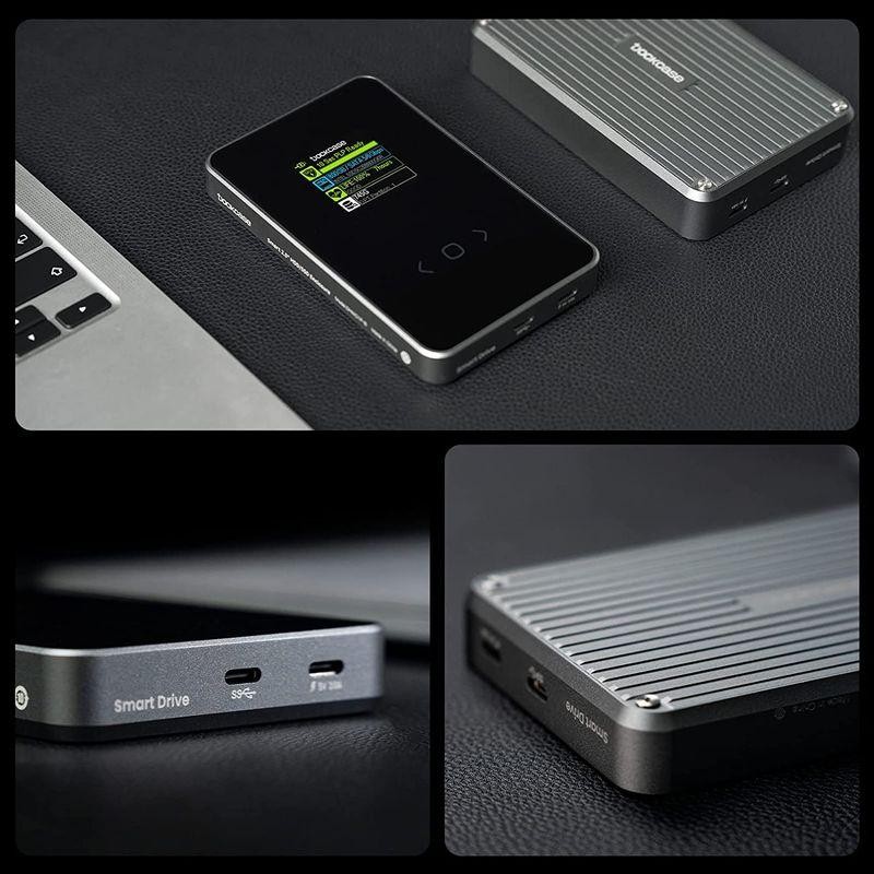 DOCKCASE 2.5インチ SSD HDD ケース USB C 3.1 Gen 2接続規格15W 補助