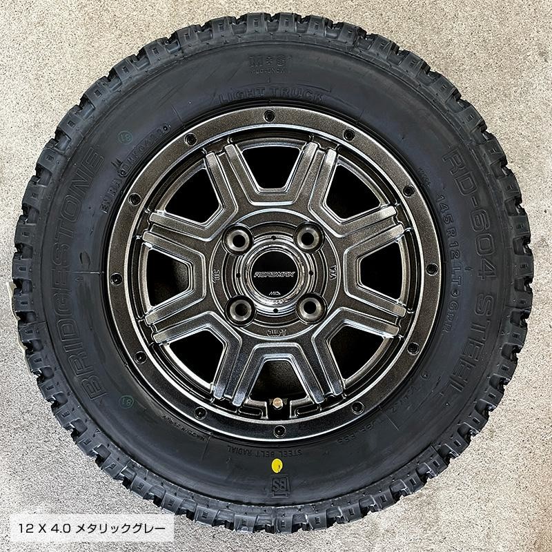 604V 145/80R12 80/78N ロードマックス マッドライダー 12×4.0