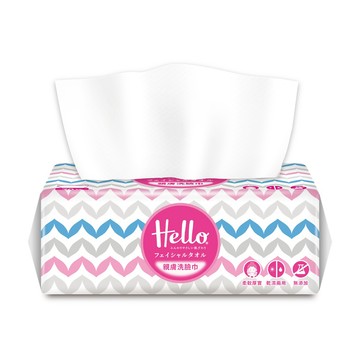 倍潔雅 Hello親膚洗臉巾70抽x6包