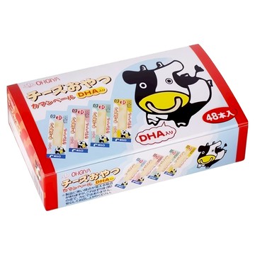 OHGIYA 扇屋 點心起司 日本原裝進口 鱈魚乾酪條 小巧塑封包裝 休閒零食  134.4g  1盒