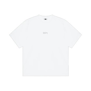 韓國 ept STUDDED 小LOGO TEE 白 - L