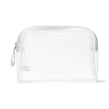 MUJI TPU透明收納袋附底.約12x18.5x4cm