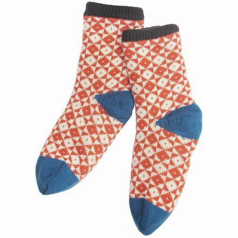 靴下 大人女子 ソックス かわいい おしゃれ レディース ニットソックス ダイヤ Rd 22 24cm 通販 Lineポイント最大get Lineショッピング