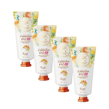 澳洲 G&M 花漾水潤夏威夷果油綿羊護手霜含維他命E -喜悅微風(70g/支 4入組)