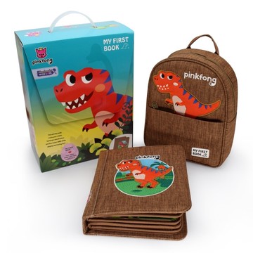 MY FIRST BOOK 蒙特梭利寶寶第一本書【Pinkfong x T Rex恐龍冊】
