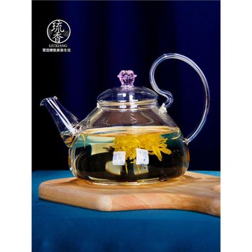 茶壺泡茶家用高硼硅玻璃電陶爐燒水壺單壺茶具花茶煮茶壺2025新款