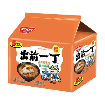 箱入【日清】出前一丁北海道味噌豚骨湯味速食麵100gX30入