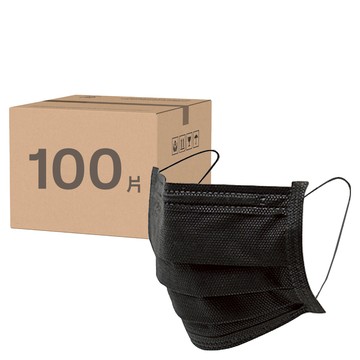 淨新科技 醫療口罩 未滅菌  黑色  50片  2盒