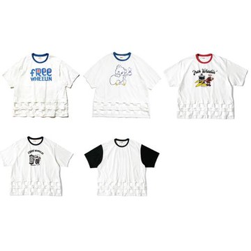 Kapital Kountry 平田寬松字母印花休閑 鏤空下擺 短袖 T恤