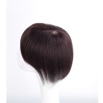 [米蘭精品] 現貨+預購 女假髮真髮補髮片透氣假髮片輕量免打理隱形增髮量假髮接髮-12*12cm直髮6款74gy20