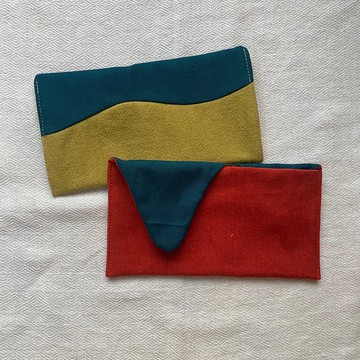 【ZhiZhiRen】山就在不遠處貼身包-鈔票存摺袋-手機袋-客製釘釦