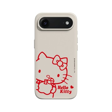 iPhone Air SolidX 貝殼灰 - 三麗鷗-Hello Kitty - 簡約系列-蘋果咬一口