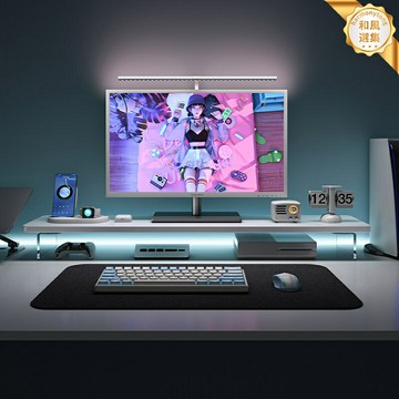 【桌面改造神器】顯示器增高架 屏幕支架 置物架 收納架 電腦架 辦公桌架 亞克力材質 雙層懸浮設計 緩解頸椎壓力 辦公學習必備