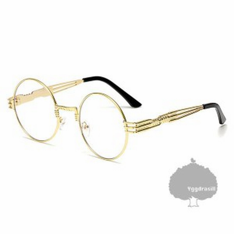丸型 ラウンド シェイプ サングラス 丸メガネ クリア 金フレーム ゴールド ヒップホップ ダンス 韓国 韓流 Bts ウィズ カリファ 通販 Lineポイント最大5 0 Get Lineショッピング