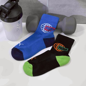 PUMA兒童短襪-4393-233-多色任選