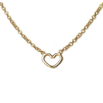 Dogeared 美國品牌 Fill In Blank 鏤空小愛心金項鍊