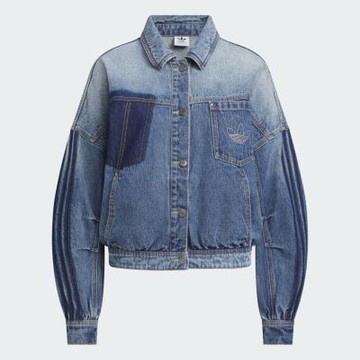 Adidas 愛迪達 Jacket W KR5042 女 外套/夾克 運休閒穿搭 藍 丹寧外套